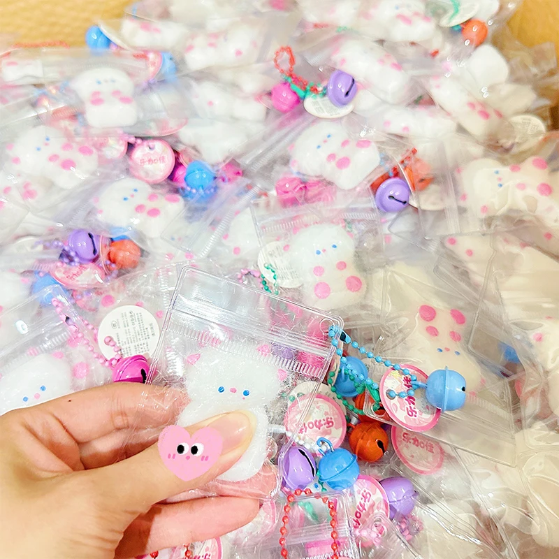 1PC Cartoon Clear Squeeze Soft Toy Soft Mochi Slow Rebound Decompression Toys For Stress Release Hand Relax Gifts
