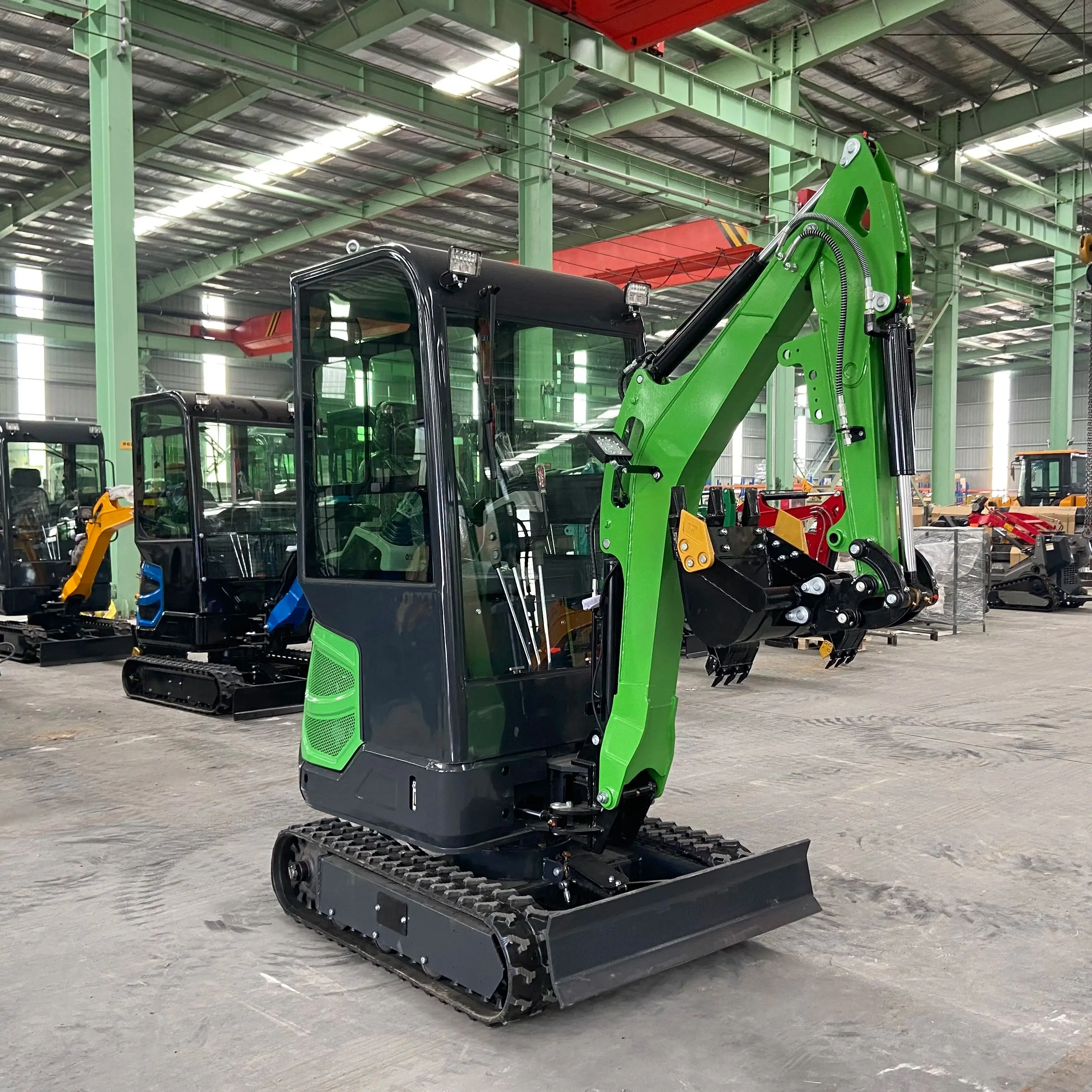 

Compact small hydraulic excavator 1.8 tons 2025 new convenient high-performance machinery