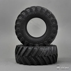 Spare Parts Rubber Rear Wheel Tire Tyre Accessories for Toys LESU 1/14 RC Hydraulic Tractor AOUE 1050 Car Vehicle Model