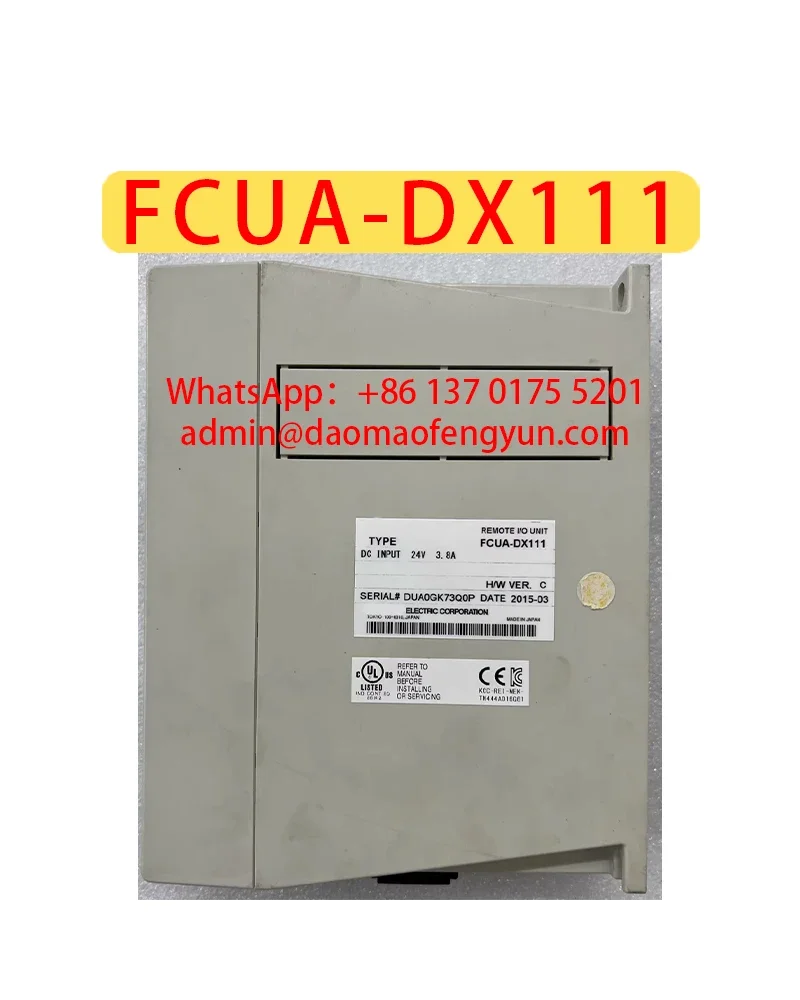 

FCUA-DX111 Used I/O Board IO Module，FCUA DX111，Fast shipping