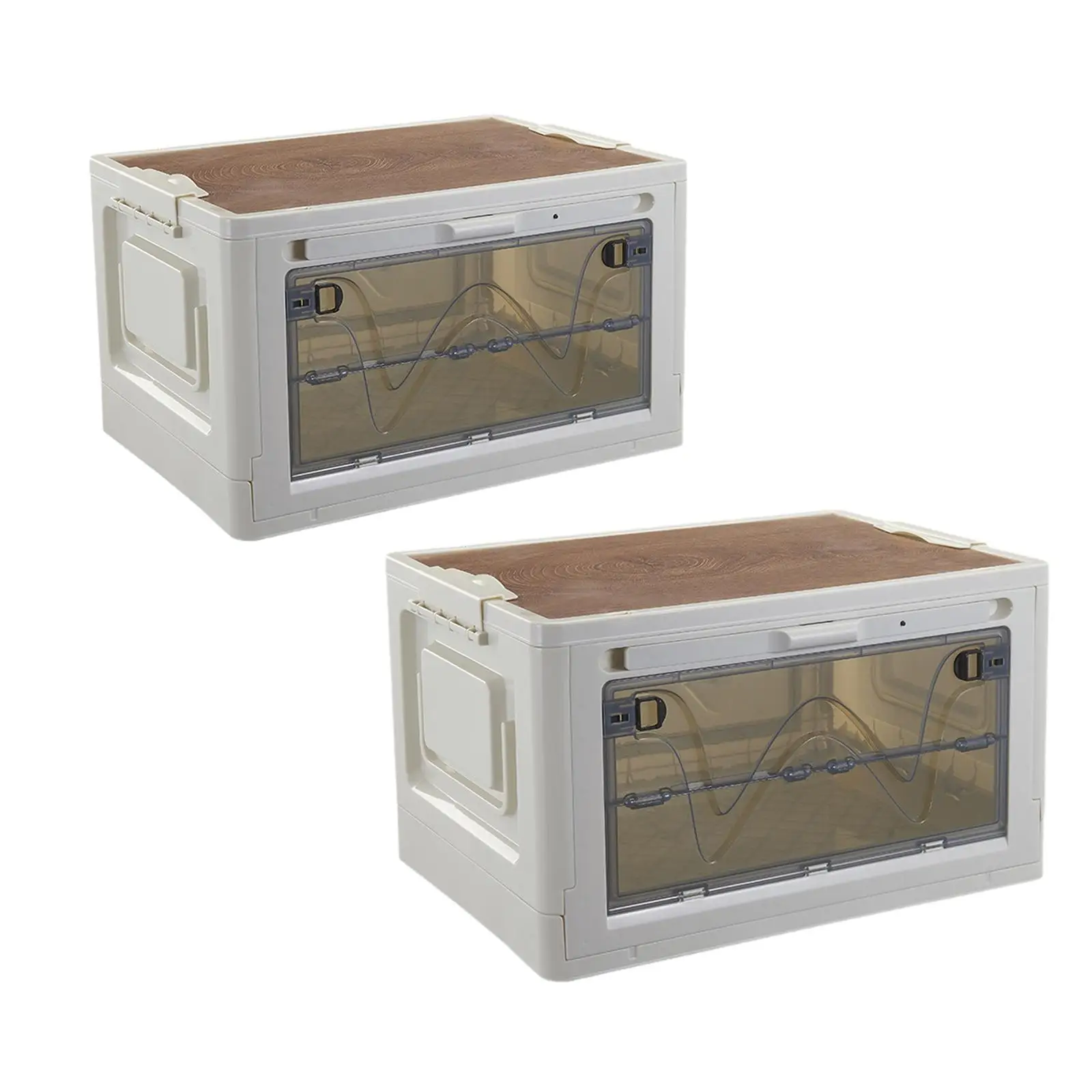 

Stackable Storage Bins Multifunctional Travel Carrier Box Organizing Clothes Snacks Storage Container House Camping Folding Box