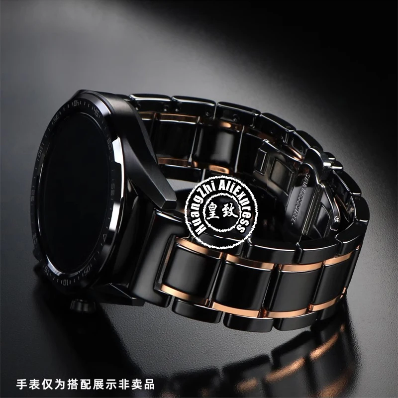 

22mm For Huawei Ceramic GT5 Bracelet Strap Smart GT5 Pro Ceramic Replace watch band GT Ultimate Men Women GT4 GT3 46 Watch Strap
