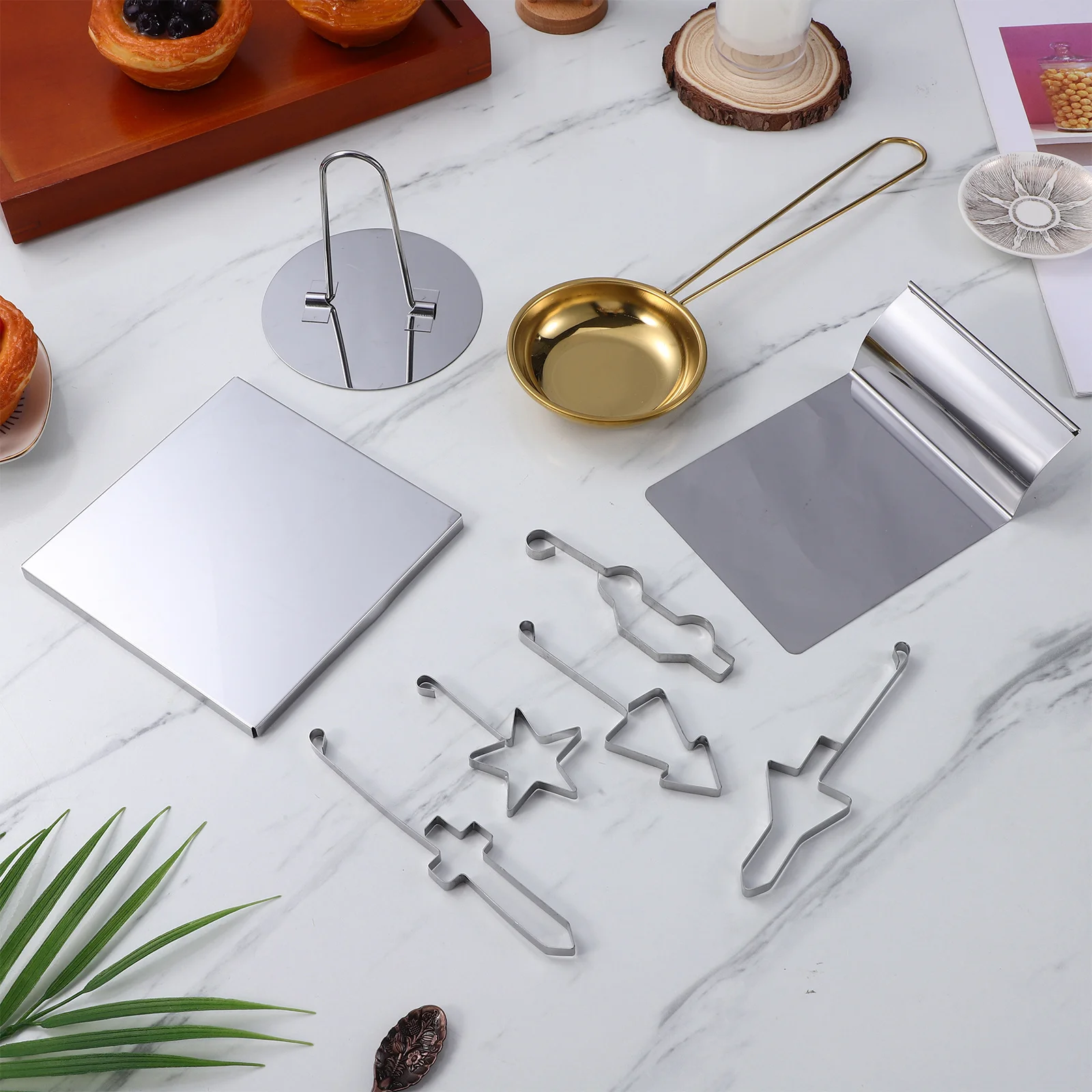 

1Set Honeycomb Candy Game Kit Korean Sugar Candy Making Tools Cookie Carving Mold Fun Cookie Challenge