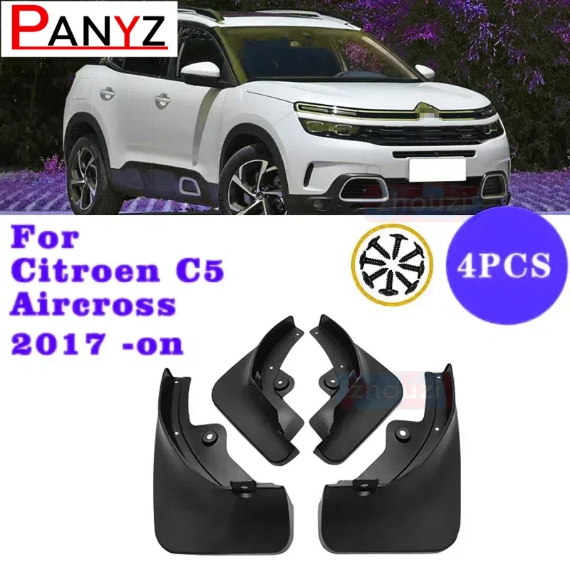 

4 шт. Брызговики для Citroen C5 X AIRCROSS Aircross 2010-2021 крыло брызговиков 2018 2019 OE/OEM #2020