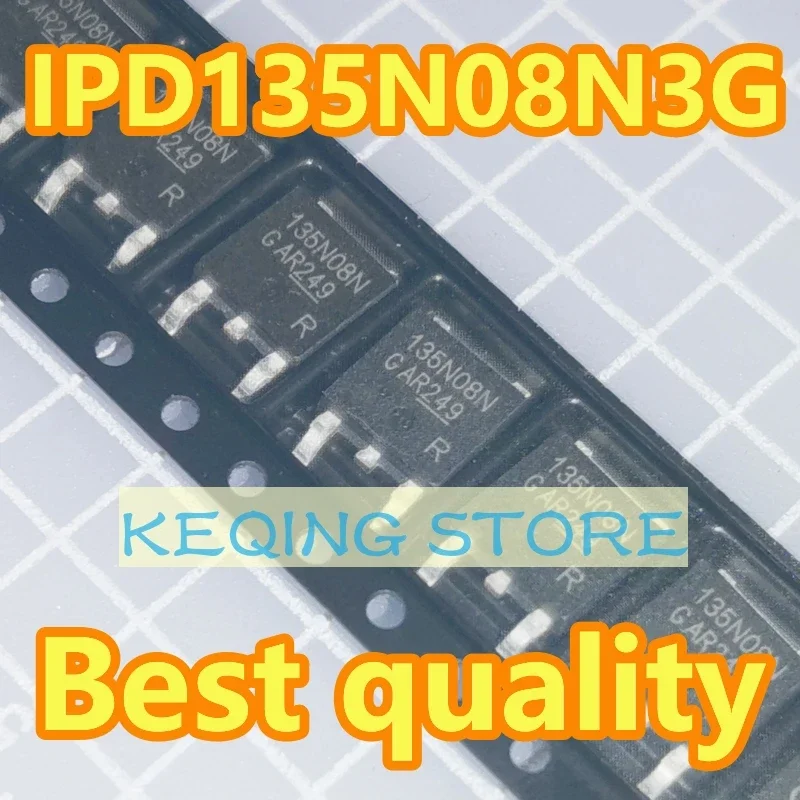 50PCS/100PCS IPD135N08N3G  TO-252-3   Sufficient Parameter