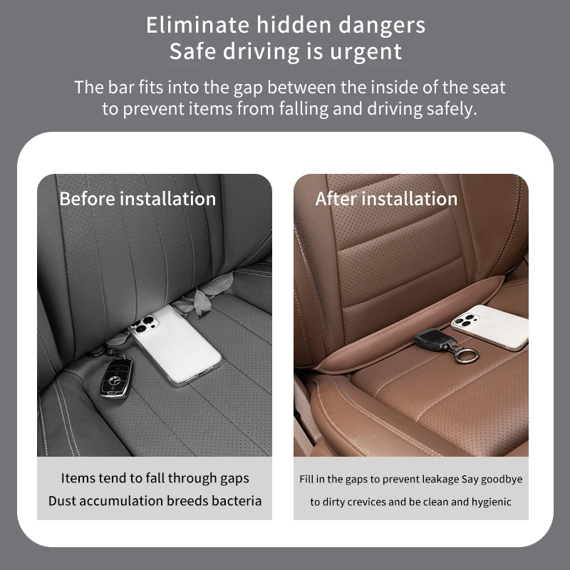 Plug-In Car Seat Gap Filler Elastic EVA Car Seat Crevice Filling Strip Universal Seat Blocker Prevent Dropping Car Accessories image 5