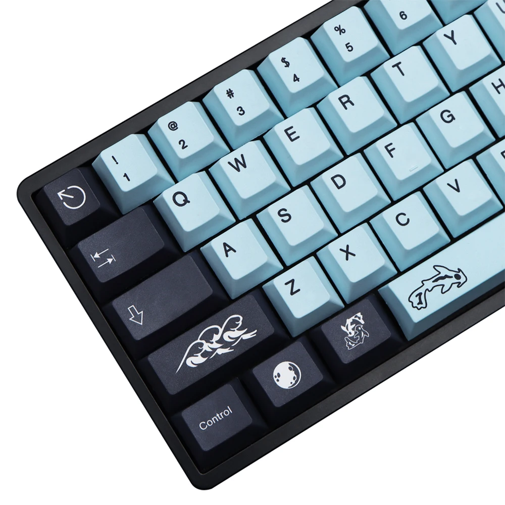 Fancypbt Keycaps 136 Tombol Pewarna Sublimasi Kustom Profil Ceri GMK Keycaps untuk Gaming MX Switch Keyboard Mekanik