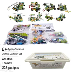 NEW 237Pcs/lot WeDo Robotics Construction Set Creative Building Blocks STEM Educational and Dacta Series DIY Bricks Toys Gifts