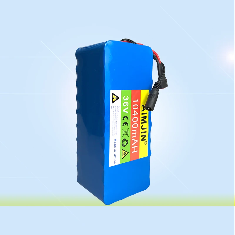 36V Battery Pack 10400mAh 10S4P lithium batteries 18650 10.4Ah 600W 500W 450W 350W 250W for E-bicycle Electric Car Kick Scooter