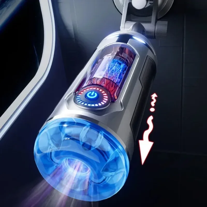 APP التلقائي جهاز الاستمناء الذكور الذكور الحلق العميق الاستمناء كأس لعبة الجنس مع شفط فراغ 5D للرجال #1