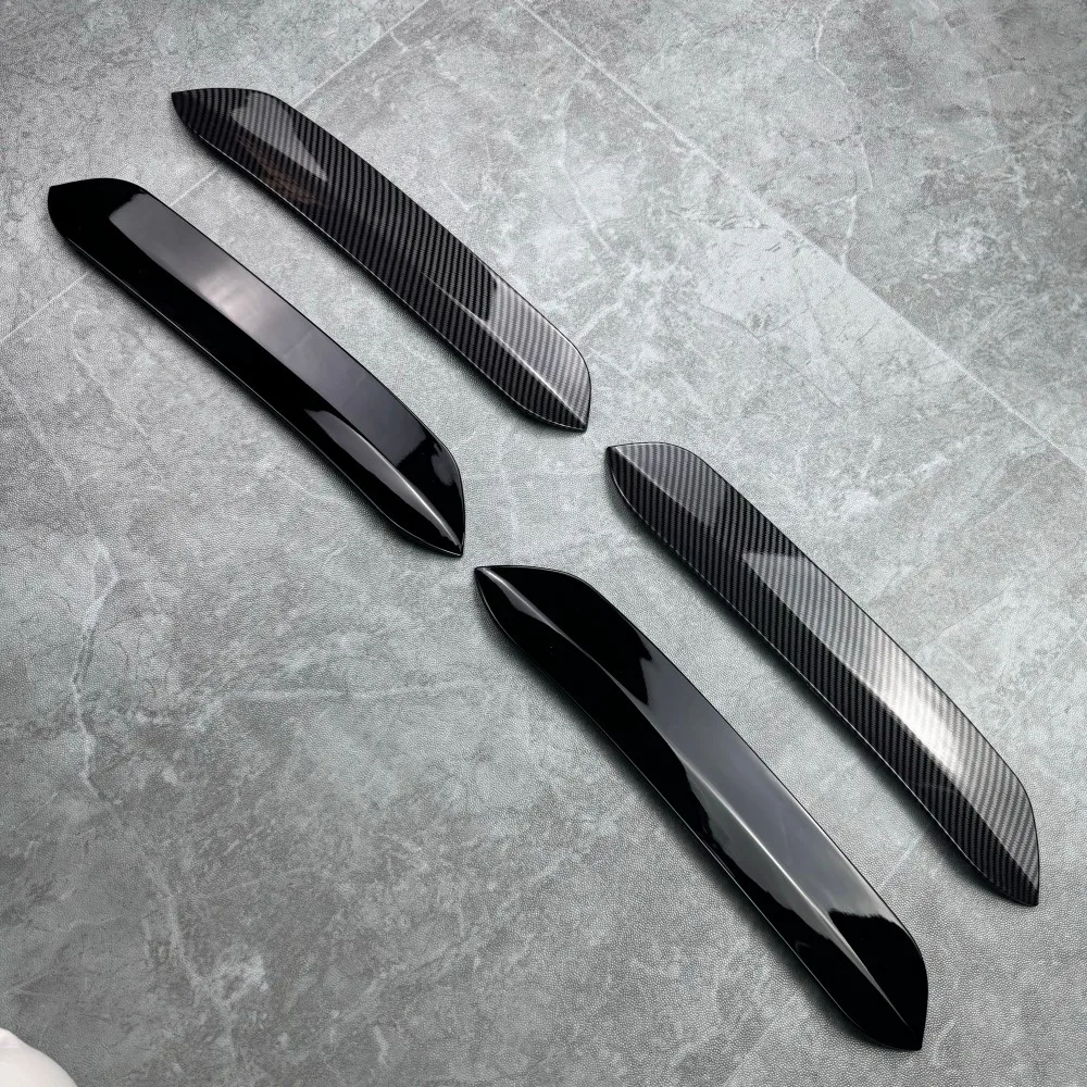 For Oettinger Roof Spoiler Extentions Flaps Rear Wing Winglets Fit Volkswagen Polo MK5 6R 6C GTI 2009-2017 Custom Body Kit