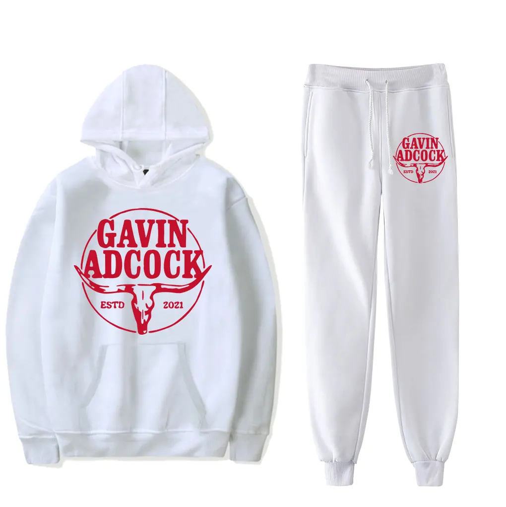 

Gavin Adcock hooed Need to Tour 2025 hoodies suits drawstring sweatshirt men/women Strap sports pants country music sets
