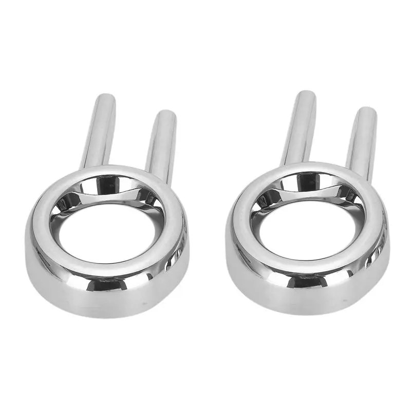 Precise 12PCS/Set Plastic Car Front Head Fog Light Chrome Cover Trim Bezel Frame Garnish For Spacia Custom MK53S