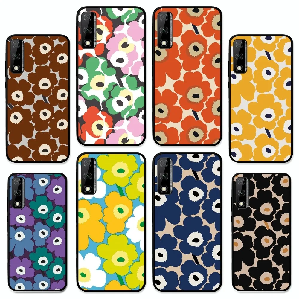 Poppies Art Flowers Phone Case For Huawei Y9 6 7 5 Prime Enjoy 7s 7 8 plus 7a 9e 9plus 8E Lite Psmart Shell