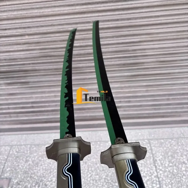 100cm Cosplay Seraph of The End Yuichiro Hyakuya Wooden Sword Model Anime Katana Black Demon Asuramaru Costume Props