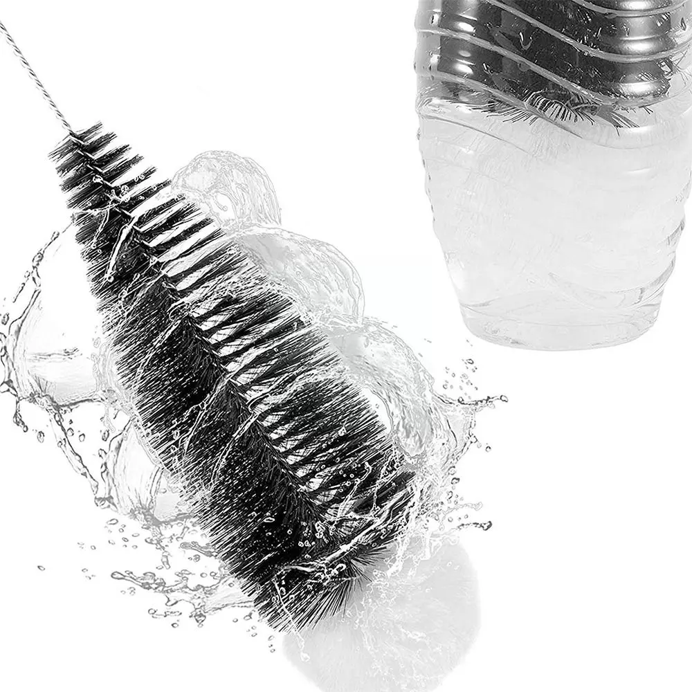 With Beechwood Handle Soda Stream Bottle Brush Kitchen Cleaning Tool Dust Removal Glassware Jars Cleaner