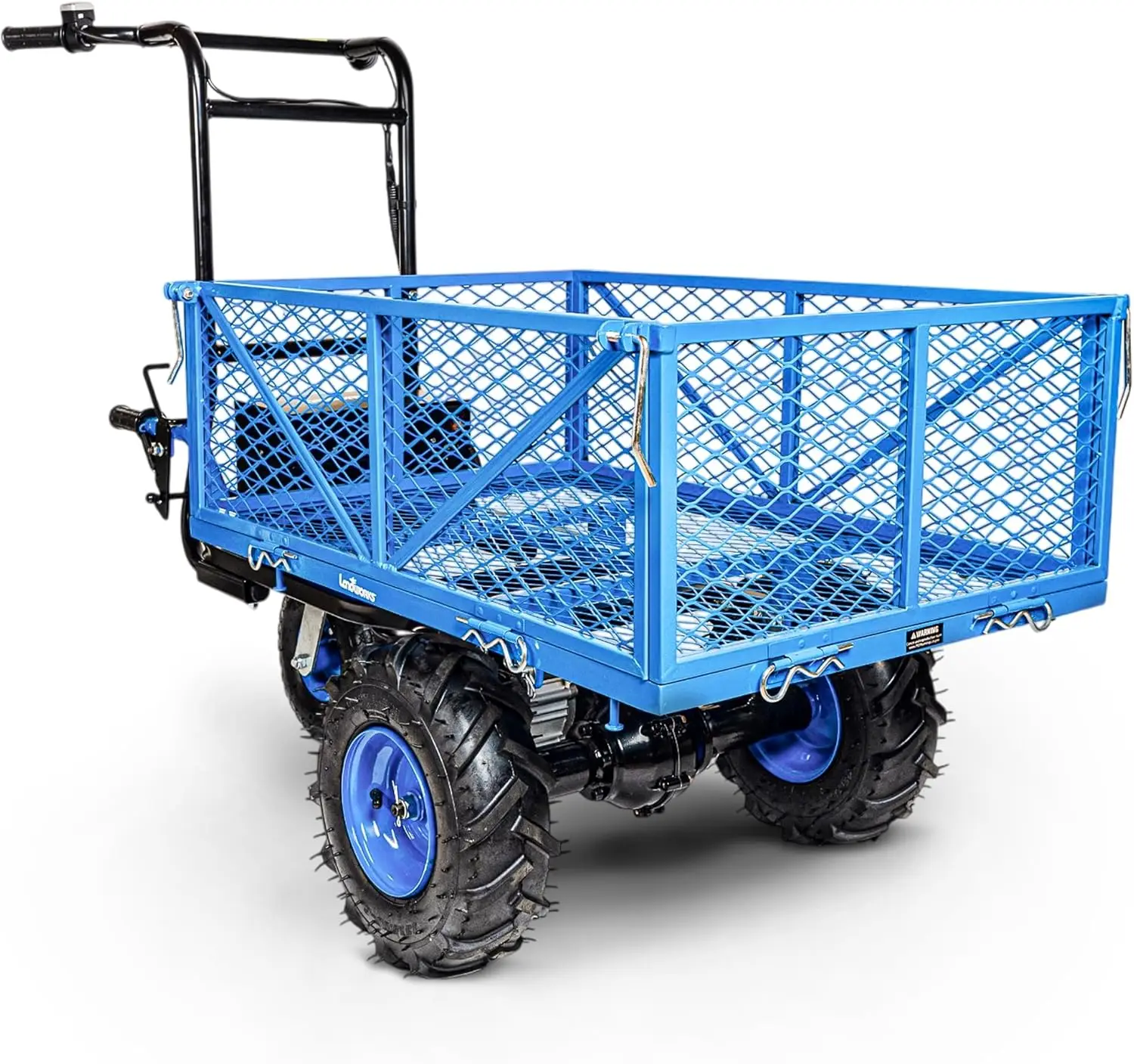 

AGM Electric Utility Cart - 500W Lead-Acid Battery-Powered Power Wagon, 500 lbs Load Capacity & 1000 lbs Towing, Heavy-Duty
