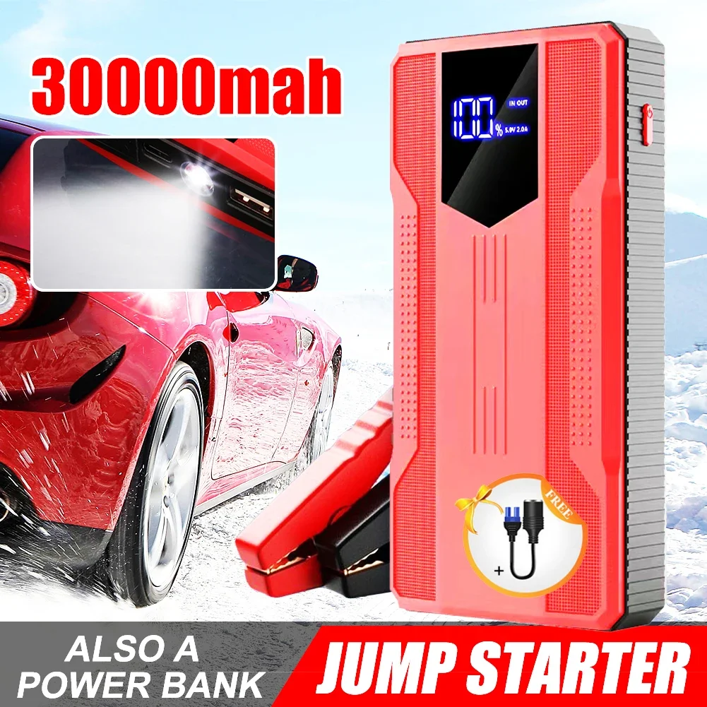 

Universal Car Battery Jump Starter Portable 12V Automotive Battery Charger Booster Powerbank Starting Device Articles For Cars