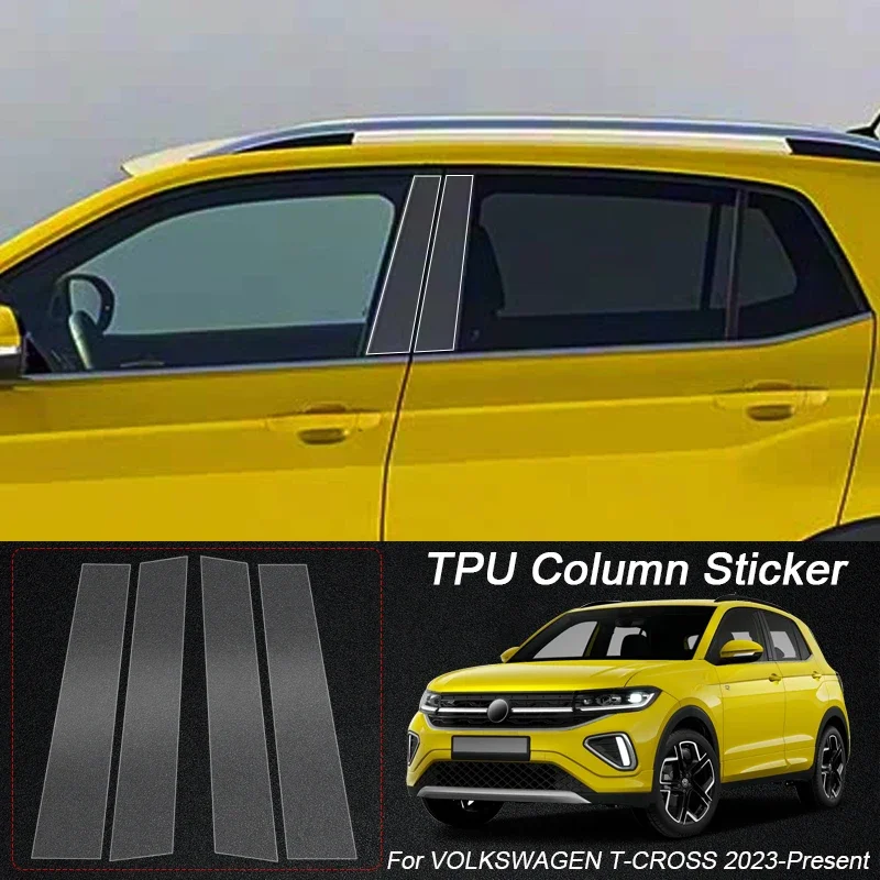

Защитная пленка из ТПУ для автомобильных стекол и кузова, наклейка для оклейки окон и кузова для VW TAOS, TAYRON, T-CROSS, TIGUAN, TOUREG, T-ROC, ATLAS, автоаксессуары