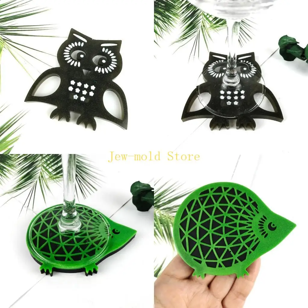 

C71B Lovely Hedgehog/Owl Plomt в прочном силиконе для забавных проектов.
