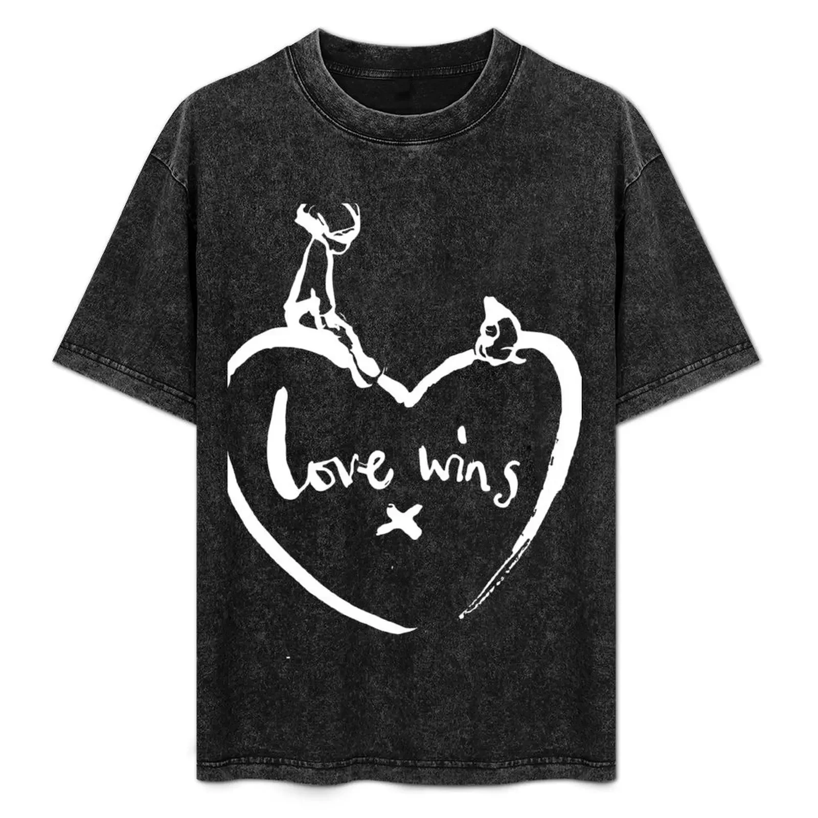 

Love wins tee for charlie T-Shirt Creative Graphic Tee Shirt