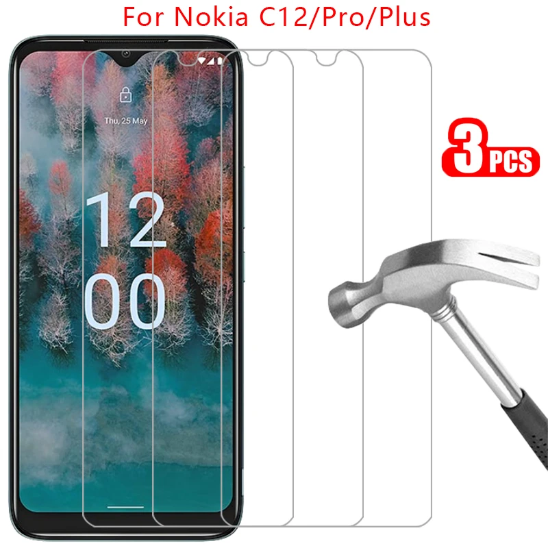 protective tempered glass for nokia c12 pro plus screen protector on nokiac12 c 12 12c c12pro c12plus phone film glas 9h