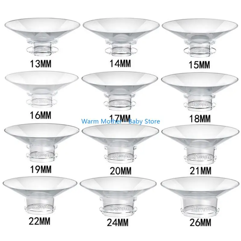 

Convertible Breast Flange Safe Silicone Adapter Upgrades Breast Shield Adapter for Personalized Pumping 57QE