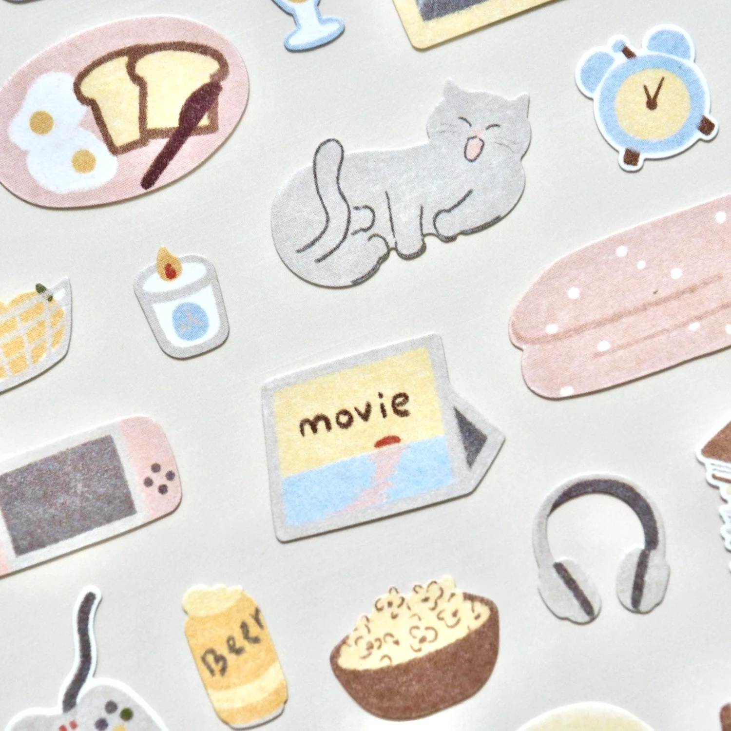 الكورية استيراد Suatelier كسول الأحد ملصقات سكرابوكينغ Diy بها بنفسك مجلة الألبان لطيف ديكور القرطاسية ملصق 1171