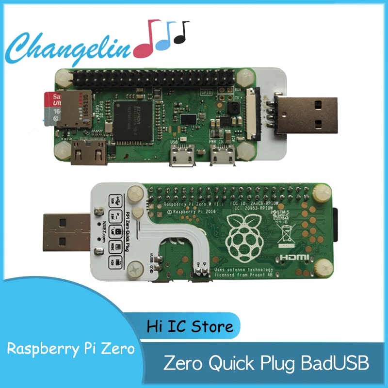 Raspberry Pi Zero Multifunction USB plug zero Quick Plug usb/Ethernet BAD USB