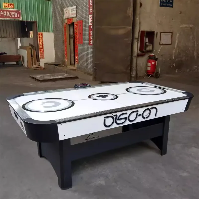 Table Ice Hockey Table Ice Hockey Machine Air Hockey Air Suspended Hockey Board Game Enhanced Aluminum Face Bombing Board Game