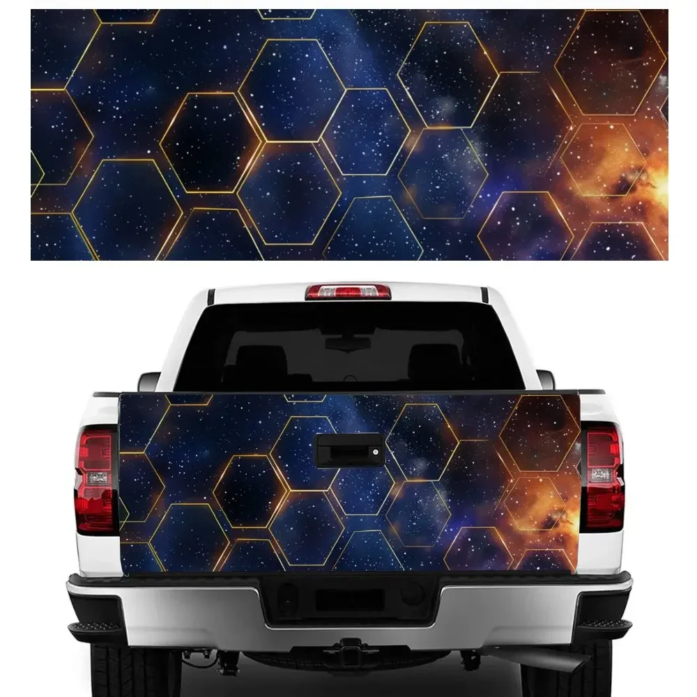 

Romantic Cosmic Starry Sky Car Tail Trunk Protect Vinly Decal Auto Accessories DIY Hood Decoration Sticker for Off-road Pickup