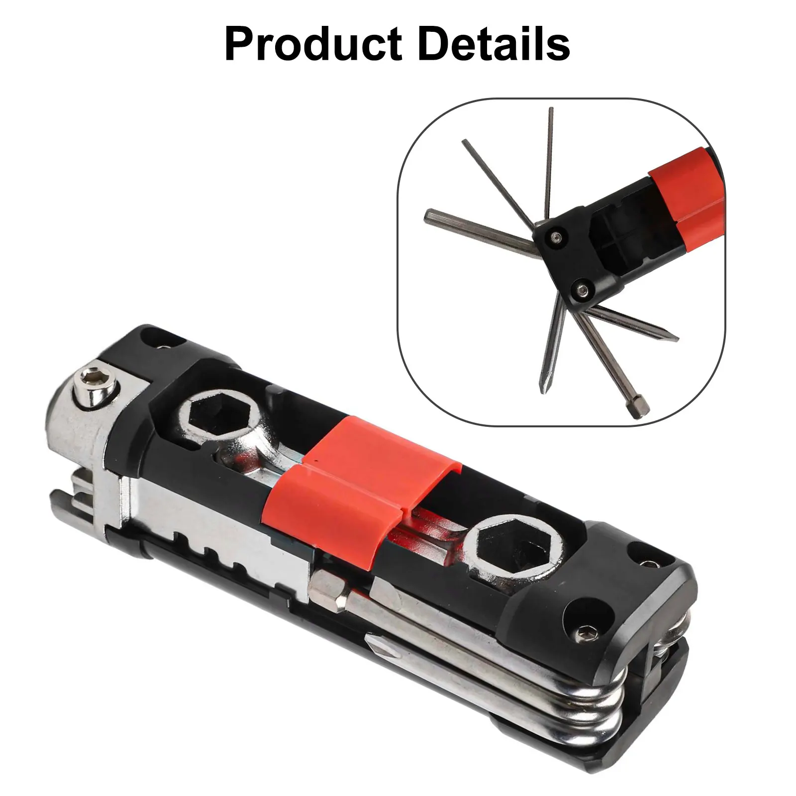 

Инструмент для ремонта велосипедов на открытом воздухе, инструмент для ремонта велосипедов 25 в одном, вес 329 г, удобный для путешествий дизайн, 25 инструментов в одном