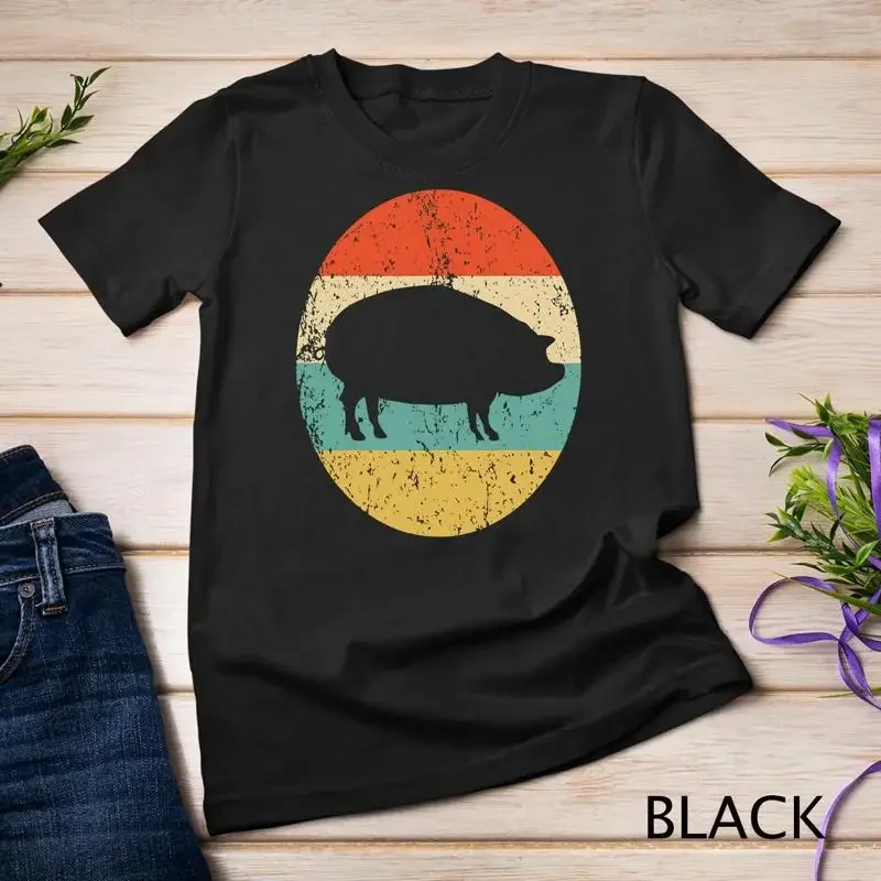 Pig Roast Retro Style BBQ Cookout Unisex T shirt