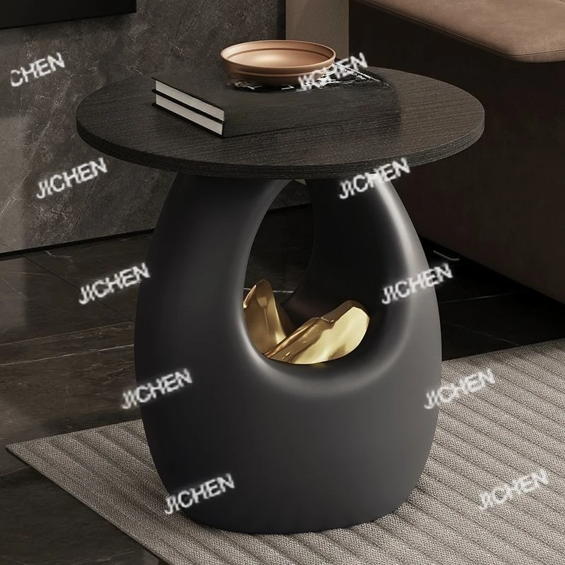 

Shelf Coffee Table Floor Living Room Decoration Table Light Luxury High-end Sofa Side Table Artwork Housewarming Gift