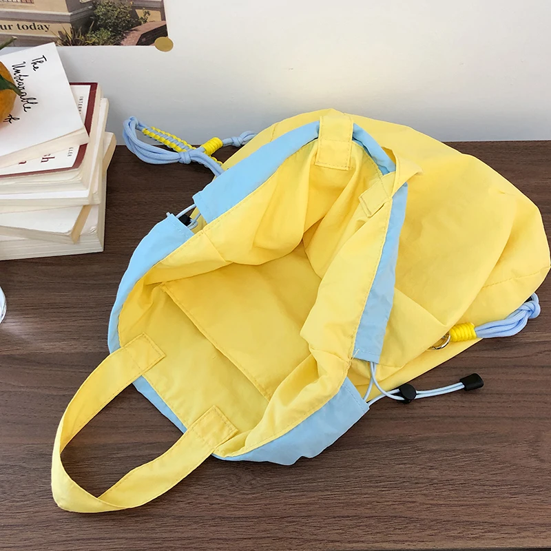 

Нейлоновая сумка Dopne Color Blo, многофункциональная женская сумка через плечо, большая вместительная легкая сумка через плечо, сумка для отдыха