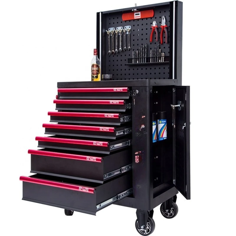 

Toolbox with Rolling Tool Cabinet Tool Set and Tool Cart Heavy Steel