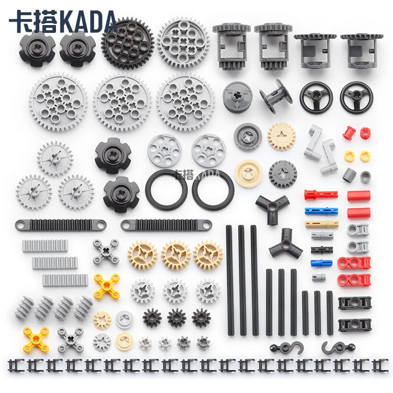 

Cross-border technology small particle building block parts 9686 accessories EV3 bulk gear shaft pin small track mixed parts