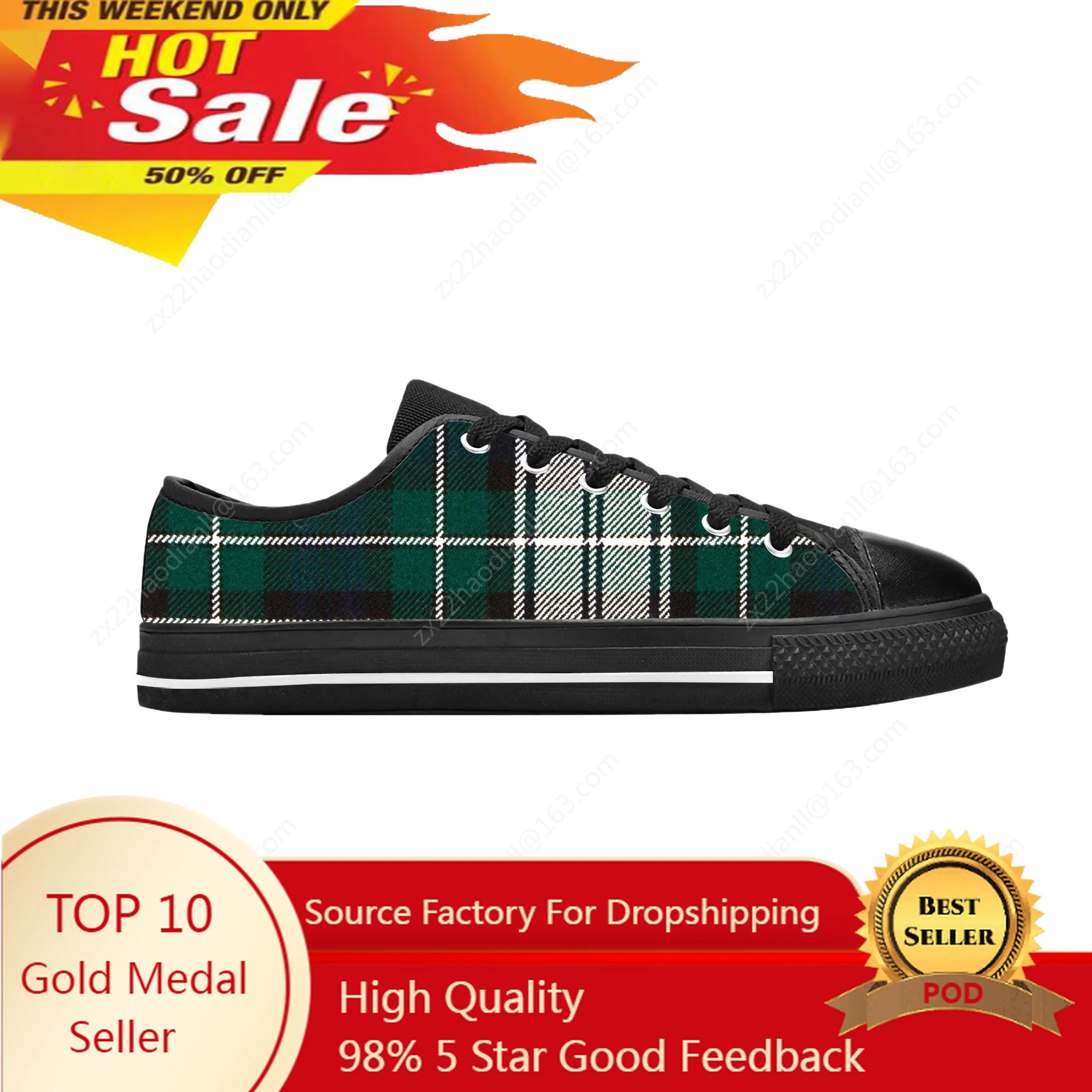 

Forbes Scottish Stewart Clan Tartan Plaid Ancient Casual Cloth Shoes Low Top Comfortable Breathable 3D Print Men Women Sneakers