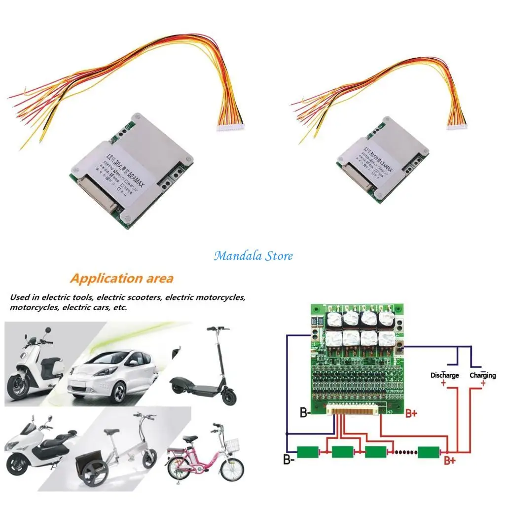 U2JC Compact Battery Charging Board Li-ion Lithium Battery for Protection Board Module PCB Cell for Protection Bo
