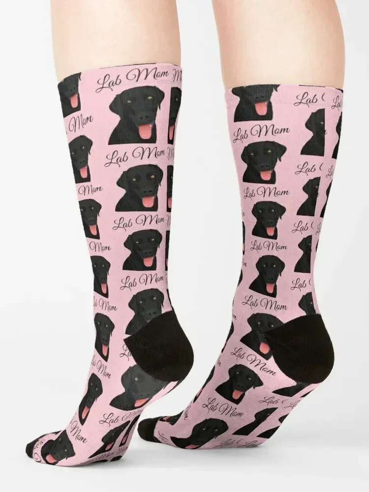 Calcetines negros de laboratorio para mamá, calcetines sueltos florales de halloween para hombre, calcetines de marca de lujo para mujer