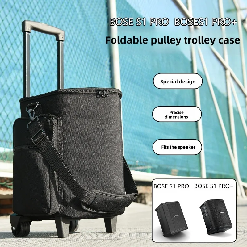 

Carrying Case For Bose S1 Pro/Pro Plus Nylon Waterproof Dustproof Thickened Outdoor Protective Bag Can Holder Dual Mic