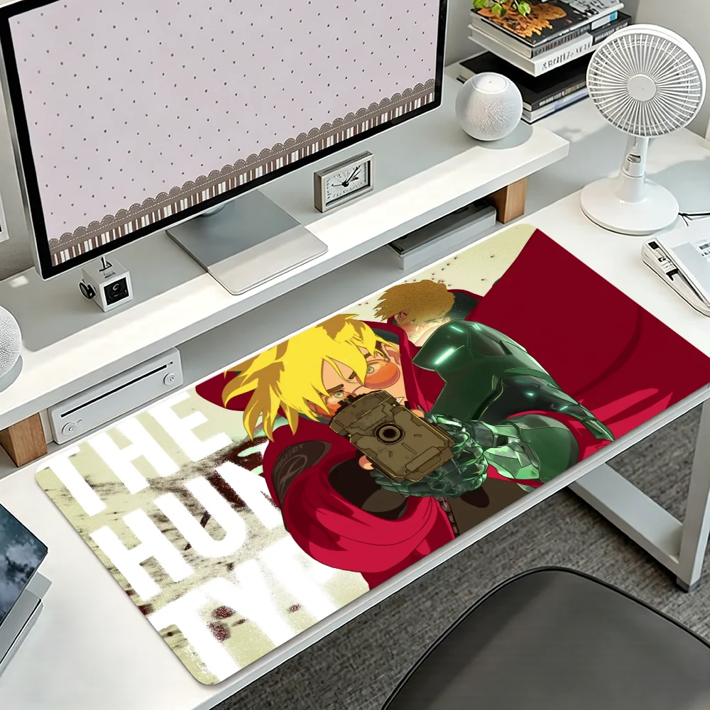 T-Trigun Anime Mouse Pad Non-slip Thickened MousePad Student Gaming Cushion Large Writing Lockedge Office