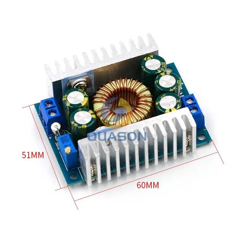 DC-DC High Power Low Ripple 12A Adjustable Step-down Module 95% Efficient Car Power Module