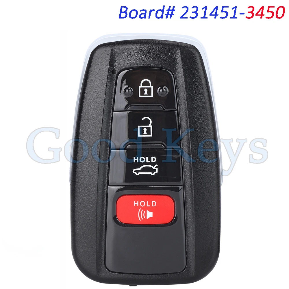 

KEYECU 231451-3450 Smart Keyless Remote Key Fob for Toyota Camry 2018 2019 2020 2021 2022 2023 HYQ14FLA 314.3MHz