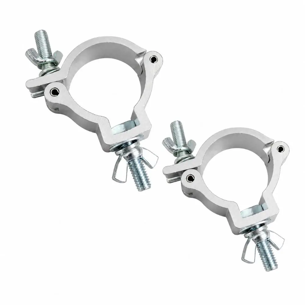 2pcs Professional Aluminum Alloy Stage Light Hook Weighing 100kg 48-51mm Lighting Hook Moving Head Light Hook DJ Club