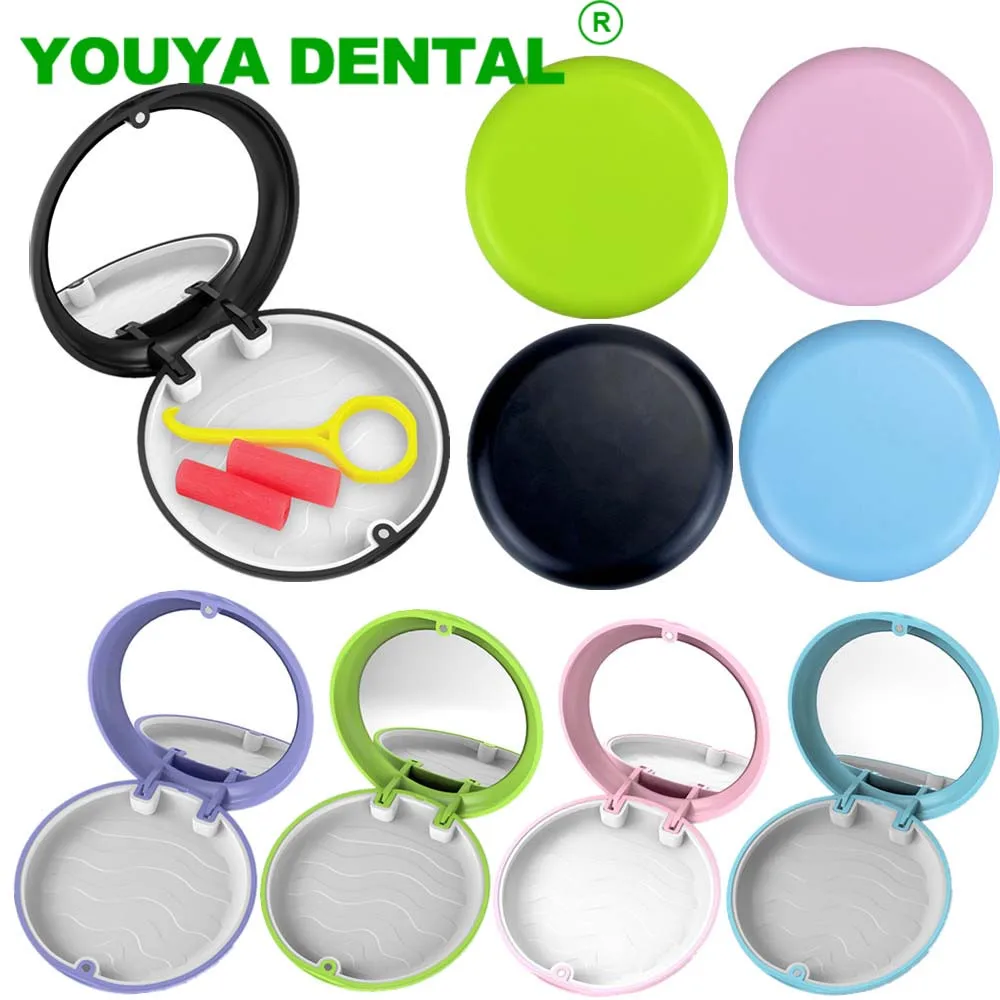 Boîte de rangement orthodontique pour prothèses dentaires, étui de retenue de fausses dents, protège-dents, conteneur, fournitures de soins bucco-dentaires, étui à bretelles, 10 pièces