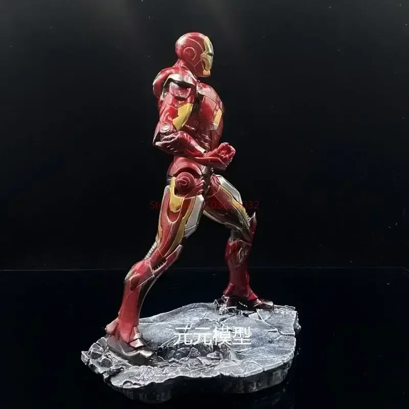 32cm Marvel Avengers Mk7 Iron Man Anime Character Model Resin Statue Home Decoration Accessories Creative Gift Christmas Gift To