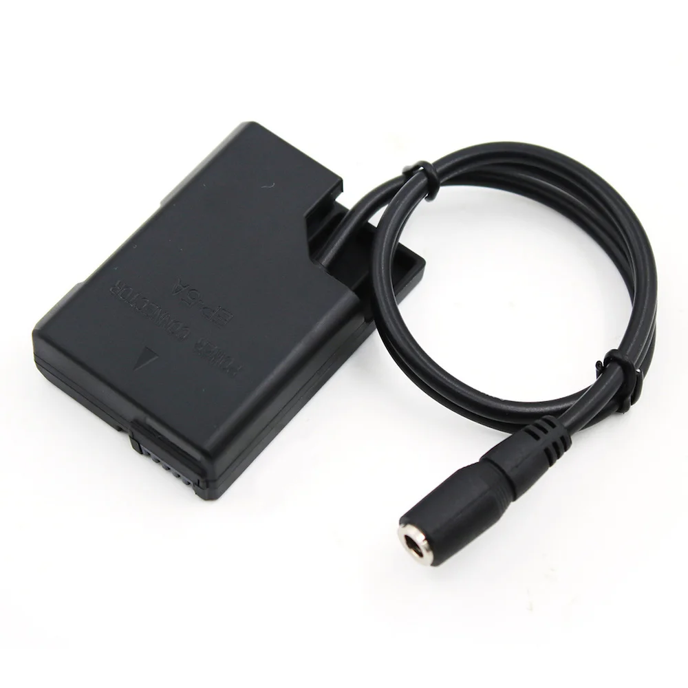 For nikon d5100  D3100 D3200 D3300 D3400 D3500 D5200 D5300 D5500 D5600 EP-5A DC Coupler EN-EL14 Dummy Battery USB Converter