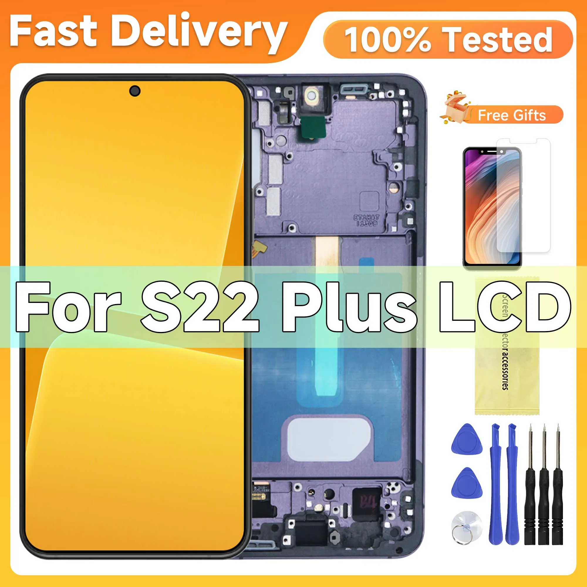 tft-for-samsung-s22-plus-s906b-s906-s906w-lcd-with-frame-display-touch-screen-digitizer-assembly-replacement-for-samsung-s22-5g