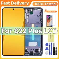 TFT For Samsung S22 Plus S906B S906 S906W LCD with frame Display Touch Screen Digitizer Assembly Replacement For Samsung S22+ 5G